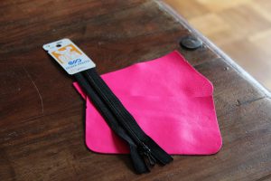 "Kit petite pochette Fluo rose" - Ma Petite Mercerie